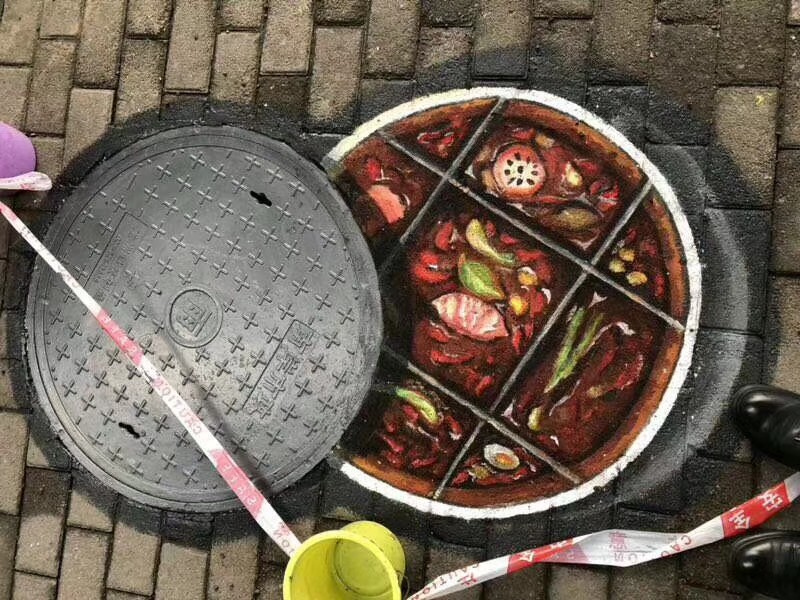 石墩，電箱彩繪